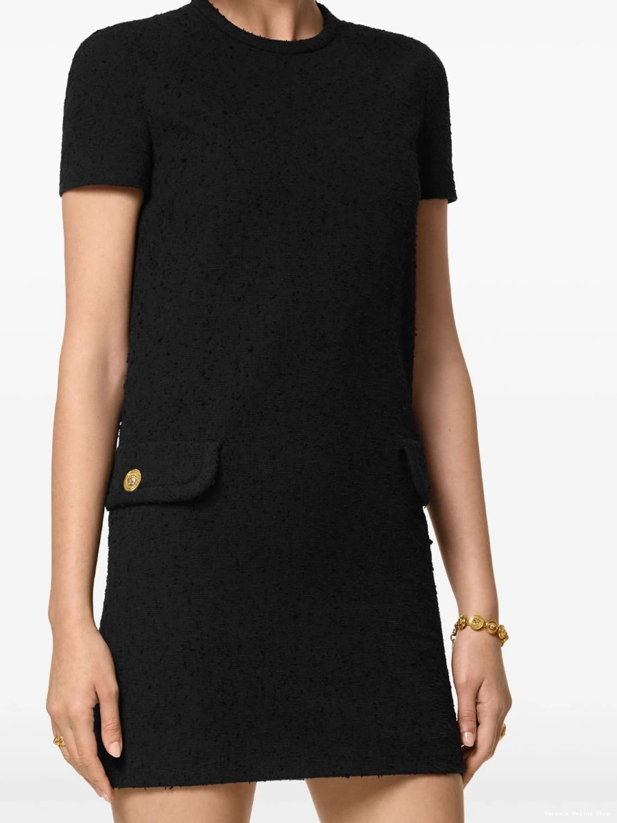 Affordable Versace tweed Women dress mini shift 0817